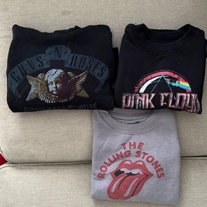 Band crewneck sweatshirts